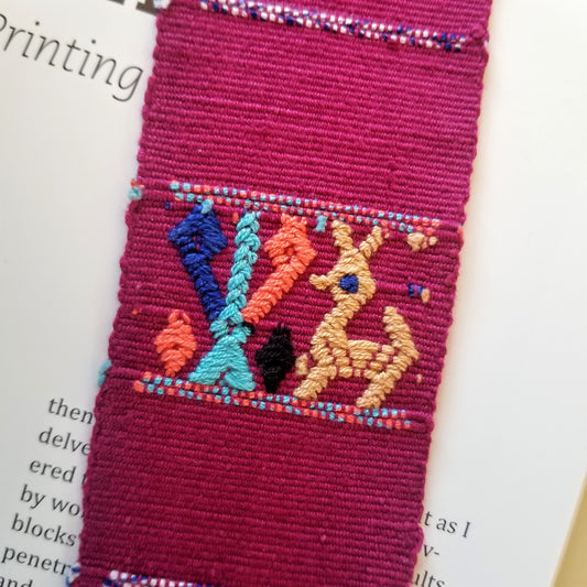 Cotzal Motif Woven Bookmark (set of 2)