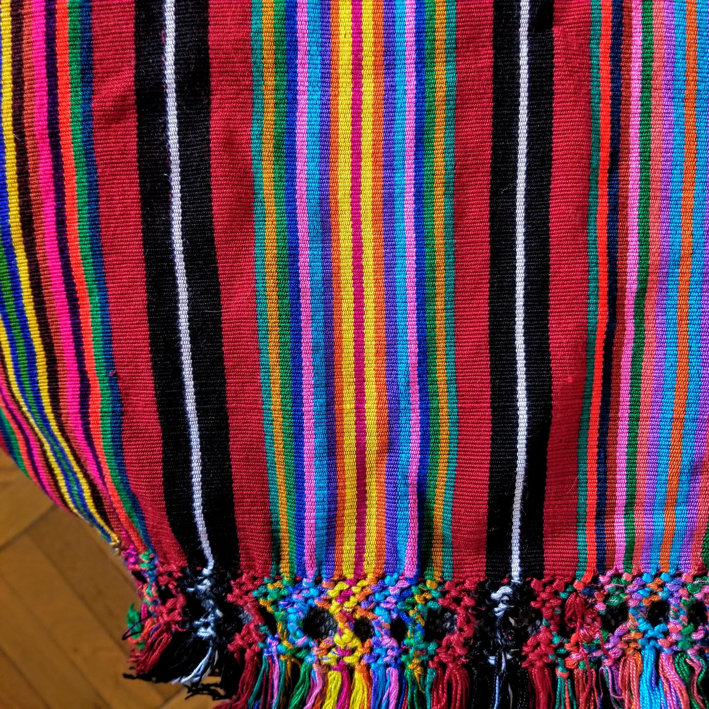Backstrap Loom Woven Large Throw/Tablecloth